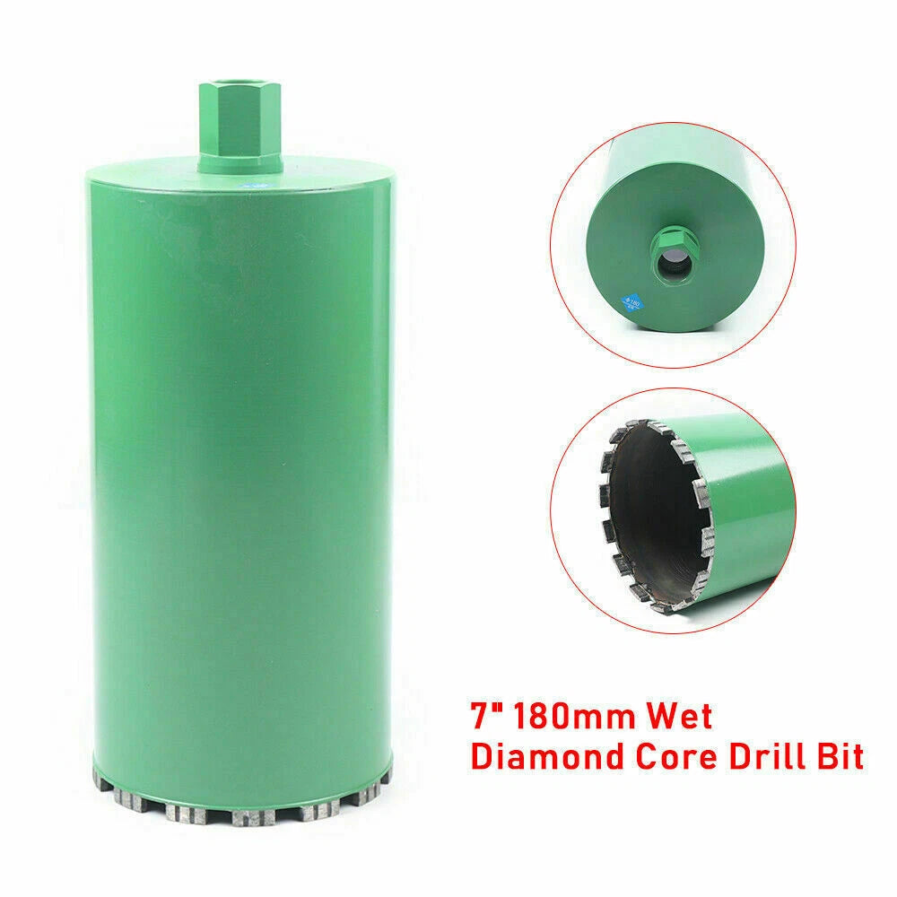 7" Wet Diamond Core Drill Bit for Concrete Granite Block Coring (Drill Depth 13.5")