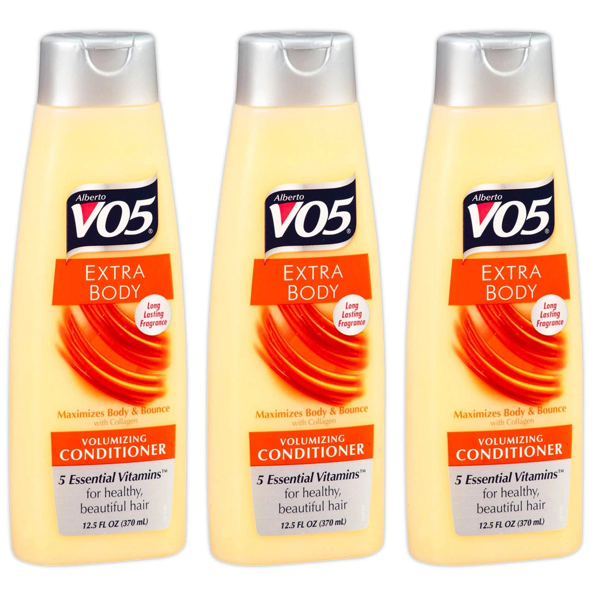Pack of 3 Extra Body Volumizing Conditioner for Alberto VO5 (12.5 Fl Oz)