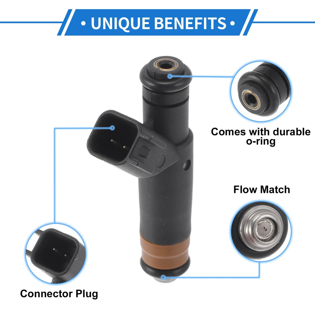 Fuel Injector No.FJ461/4L8Z9F593AA for Ford Explorer 4.6 (2006–2010)
