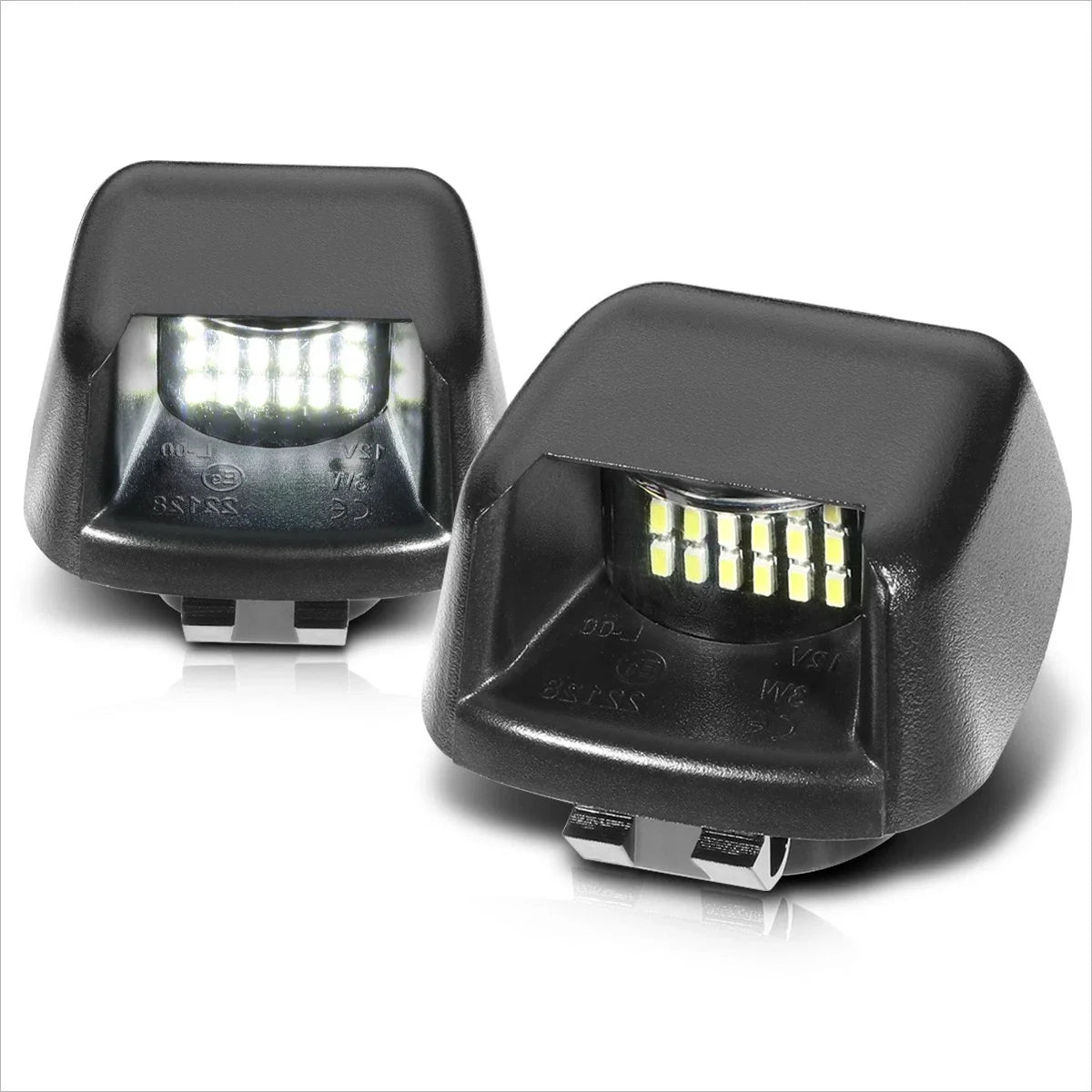 2X LED License Plate Lights for Nissan Frontier/Titan/Xterra/Armada (2007–2019)