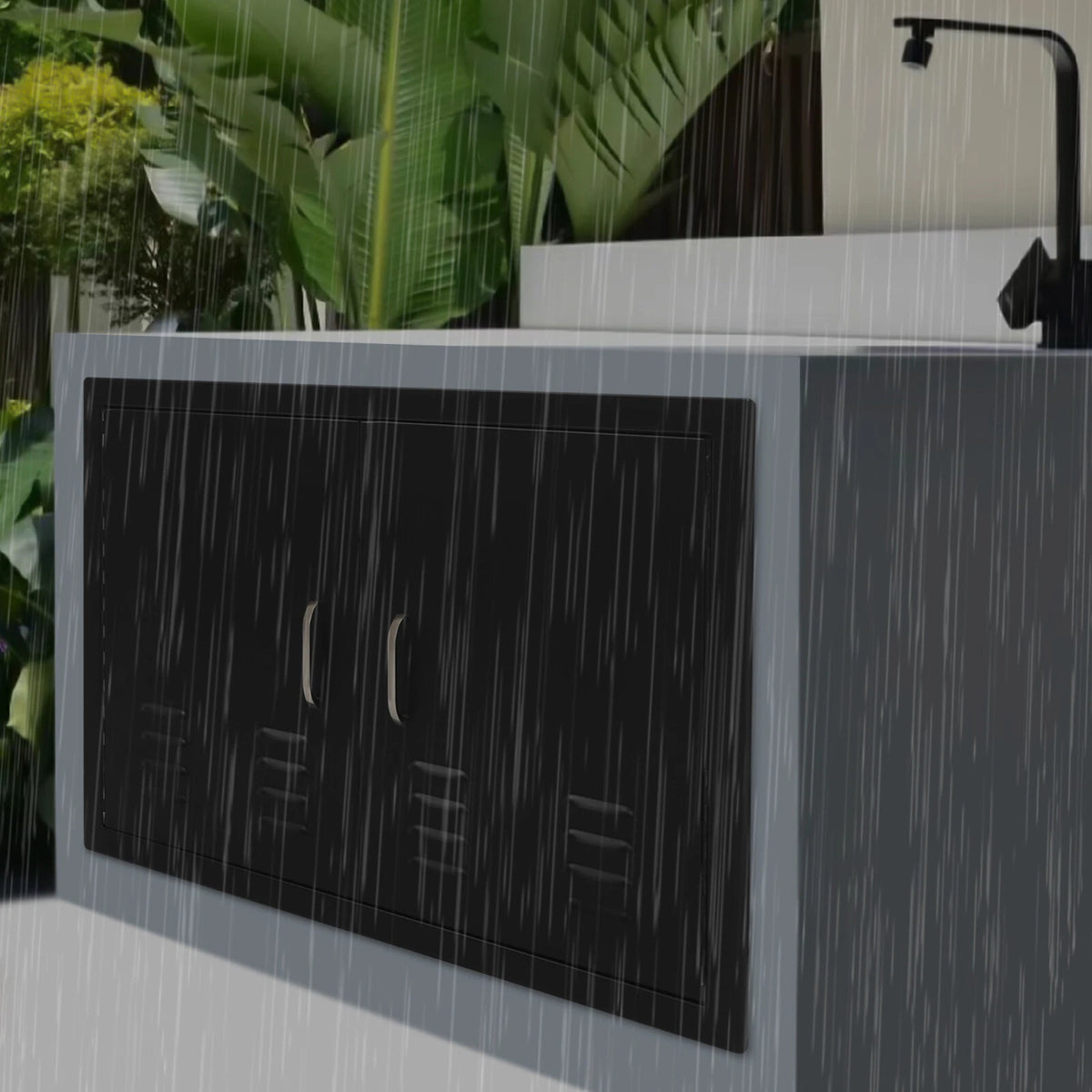 BBQ Access Door for Outdoor Kitchen (76x53cm)