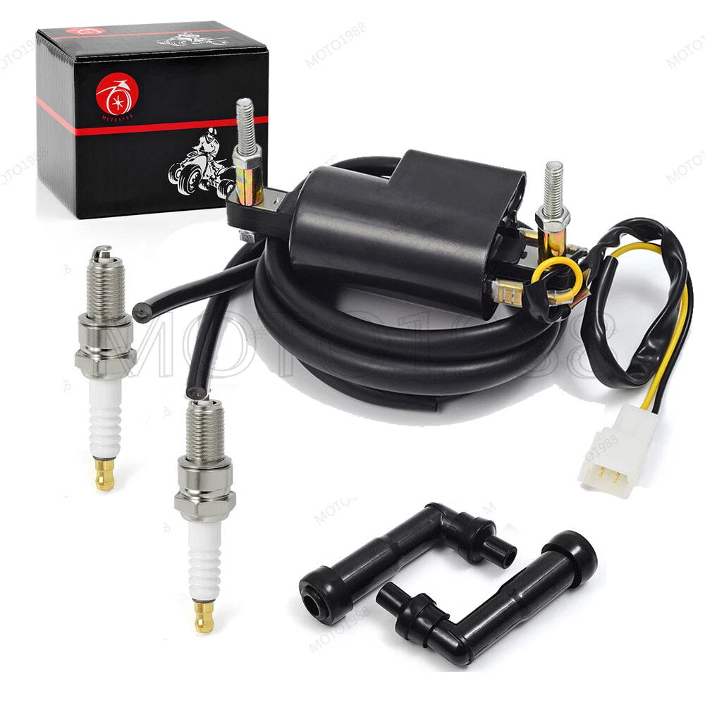 Ignition Coil Spark Plug for Honda CM400 CM450 Hawk CB400 (1979–1983) 30530-447-003, 30530-413-003