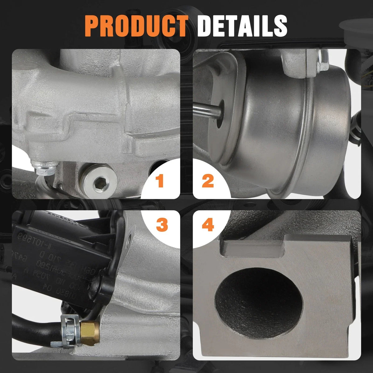 Turbocharger for Volkswagen Tiguan 2.0L (2009–2016)
