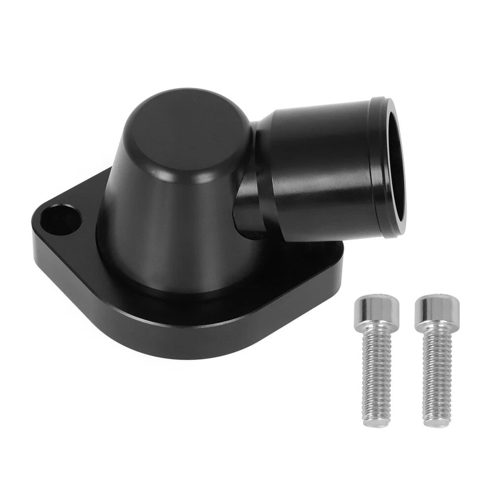 Swivel Thermostat Housing for GM LS Engine (90) 1.5" Black Billet