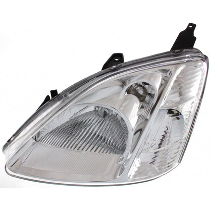 Driver Side Halogen Headlight for Honda Civic (2002–2003) HO2518103