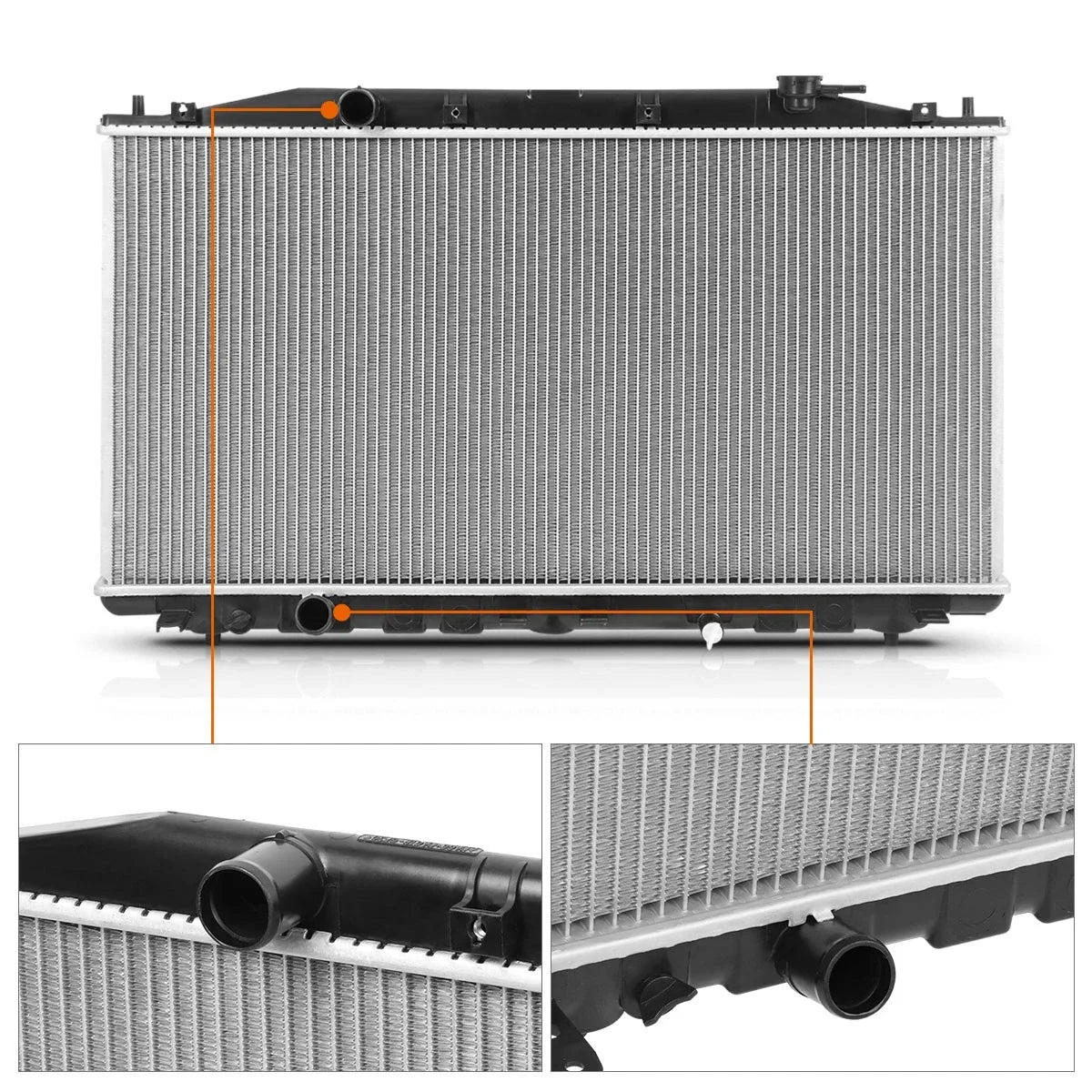 Aluminum Core Cooling Radiator for Acura TSX (2012–2014) DPI-13311