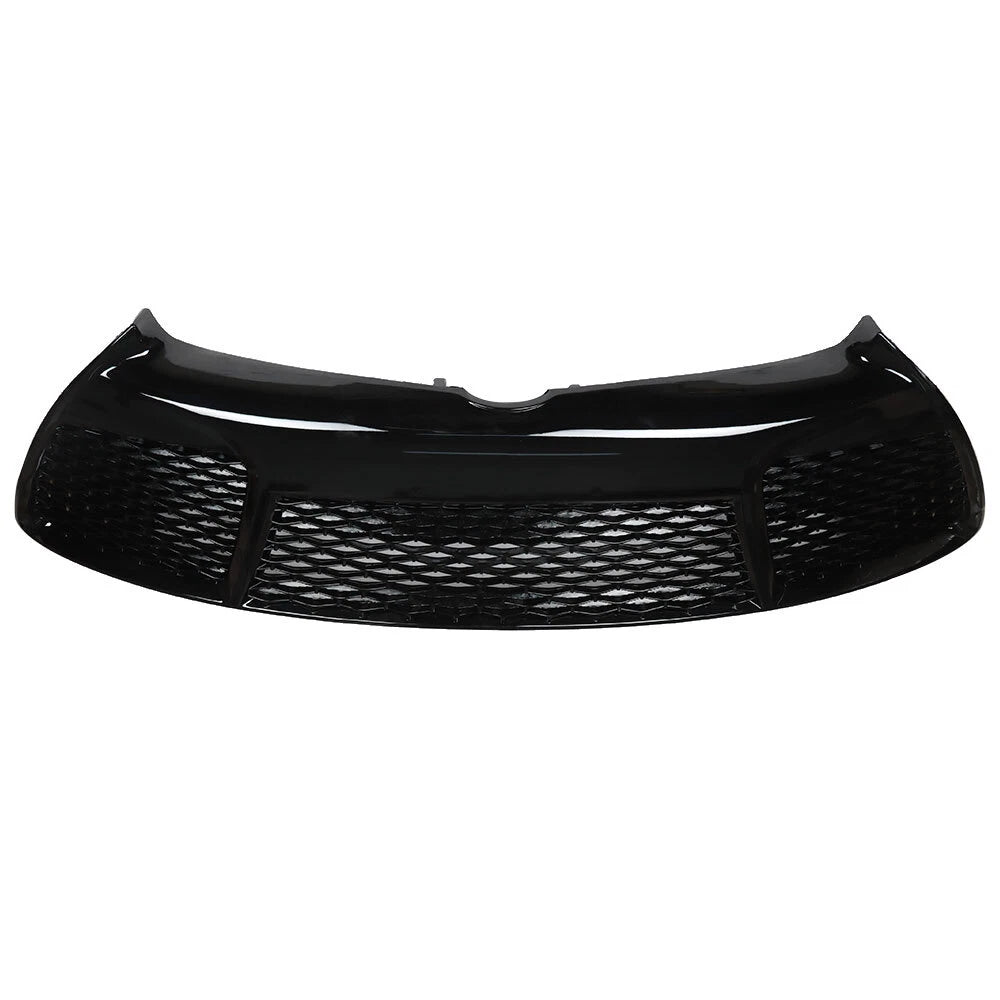 Grille Bumper Front Upper Lower Black Chrome for Toyota Camry SE (2015–2017)