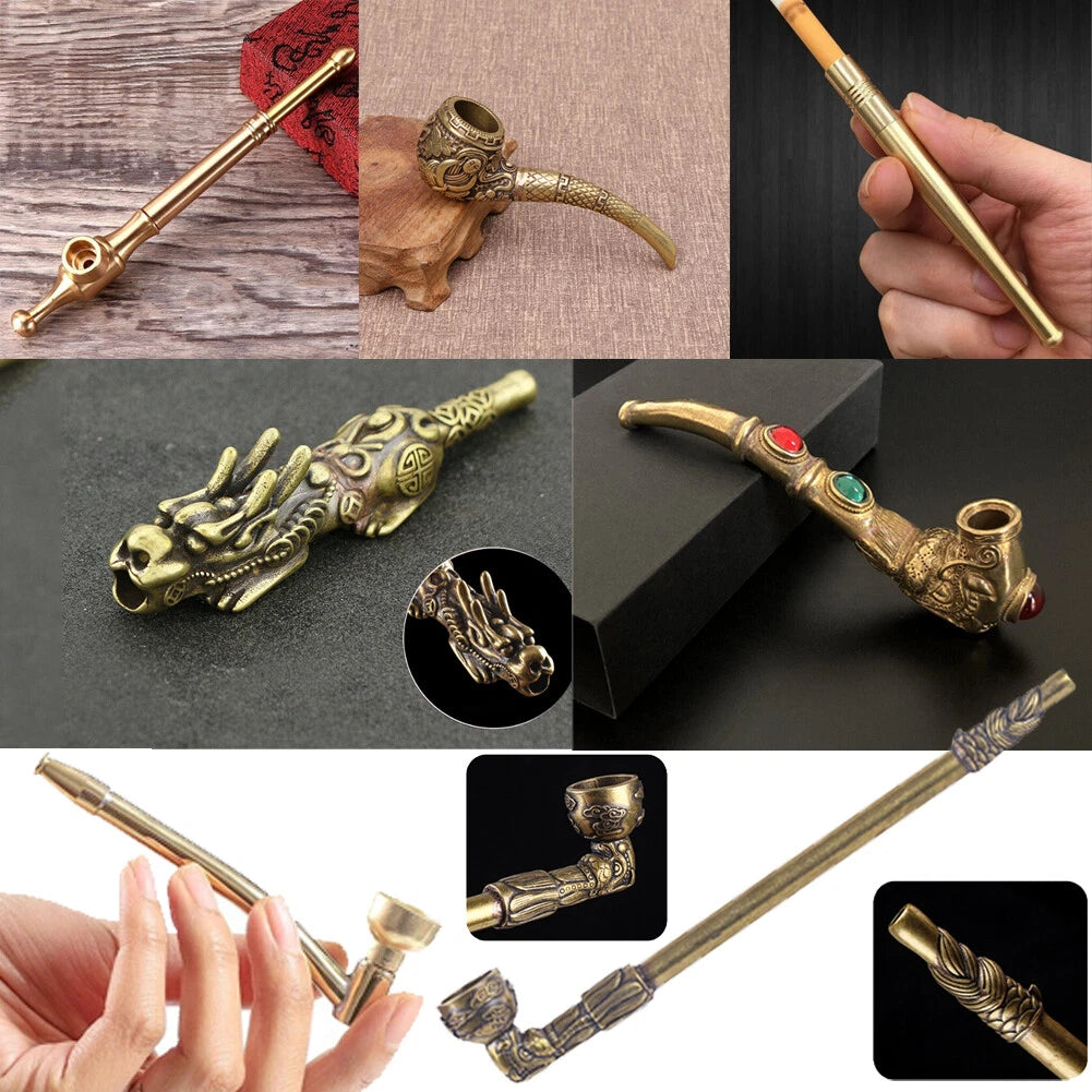 Metal Brass Pipe for Portable Smoking (Gift)