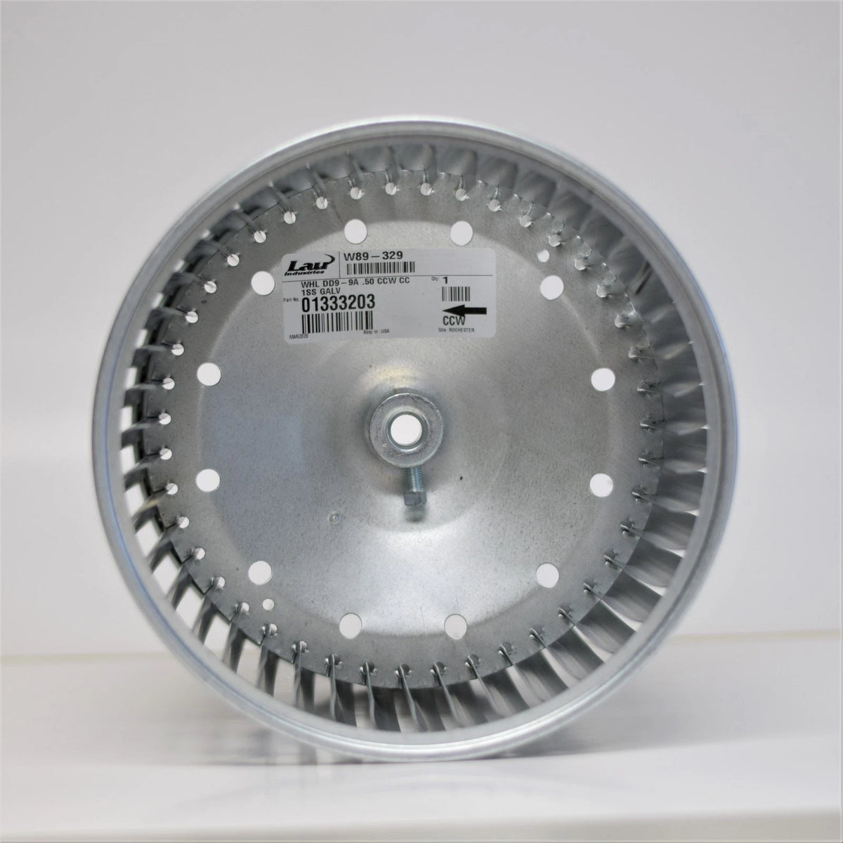 Blower Wheel for Lau DD9-9A (9-1/2" x 9-1/2" x 1/2" CCW)