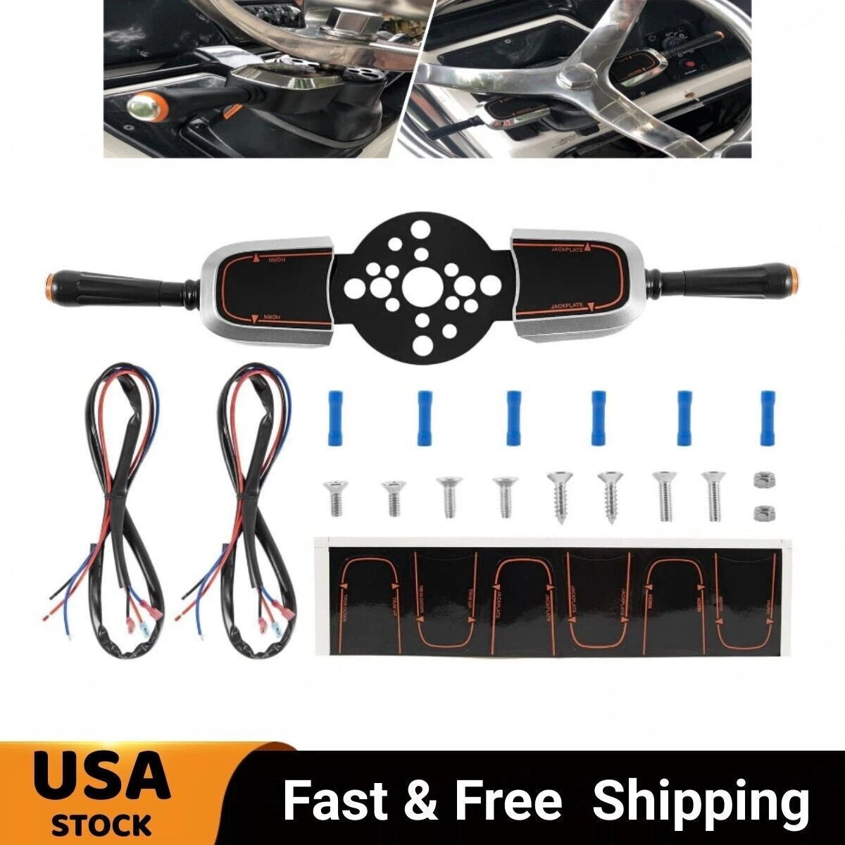 Dual Control Switch for Seastar Hydraulic Pro Blinker Trim Jack Plate (PT2000-1P)