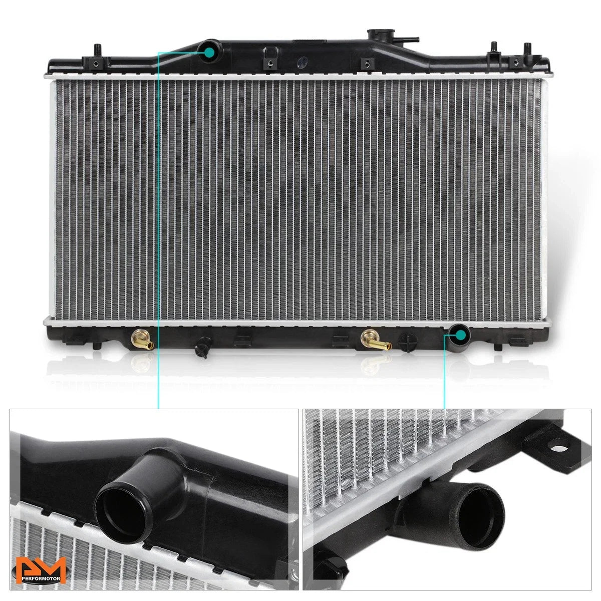 Aluminum Core Radiator for Acura RSX 2.0L AT (2002–2006) DPI-2412