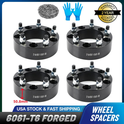 Set of 4 Wheel Spacers 2" 5x5.5 for Dodge B1500 Ram 1500 (1994–2001)