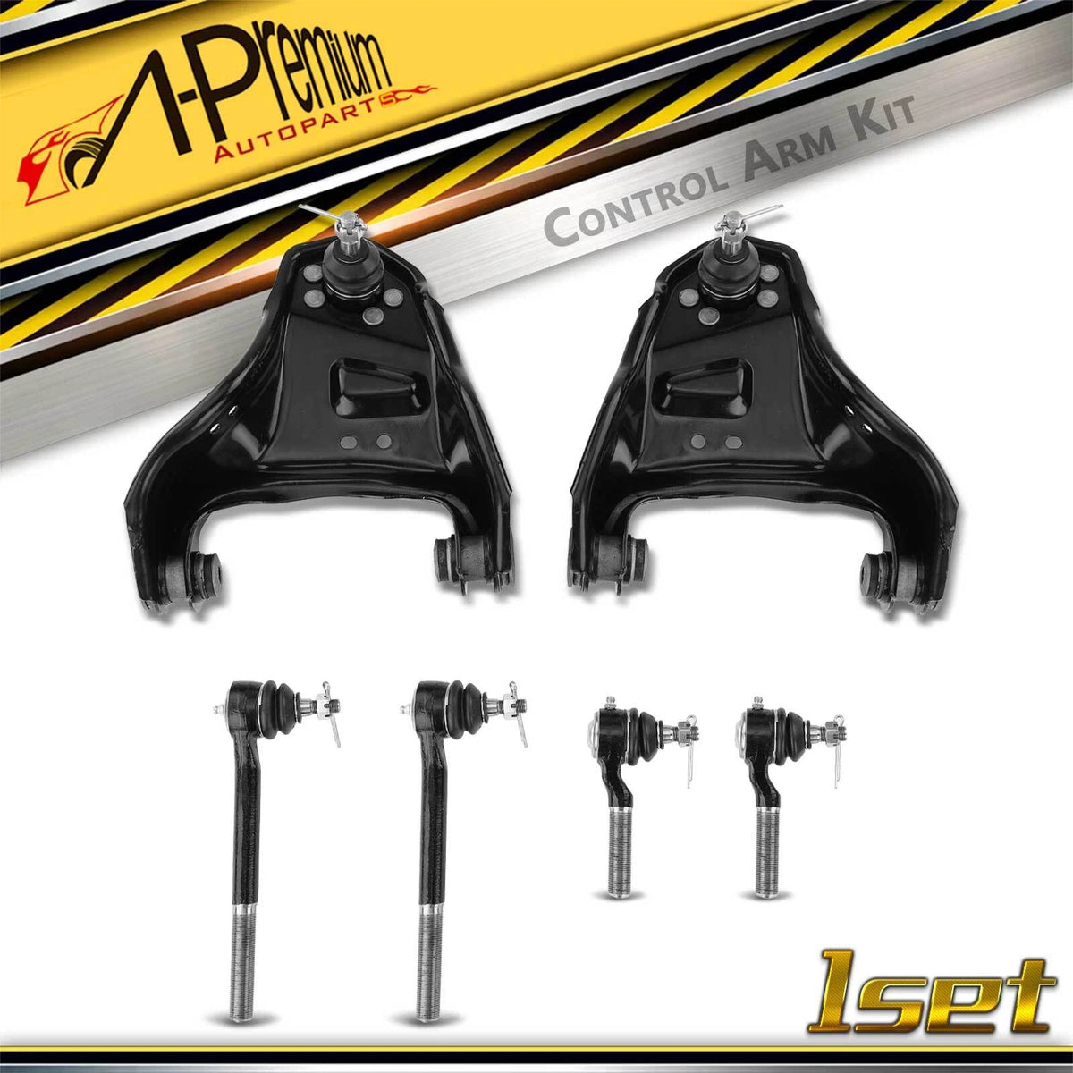 Set of 6 Front Control Arm Tie Rods for Chevy Blazer S10 GMC Jimmy (1995–2005)