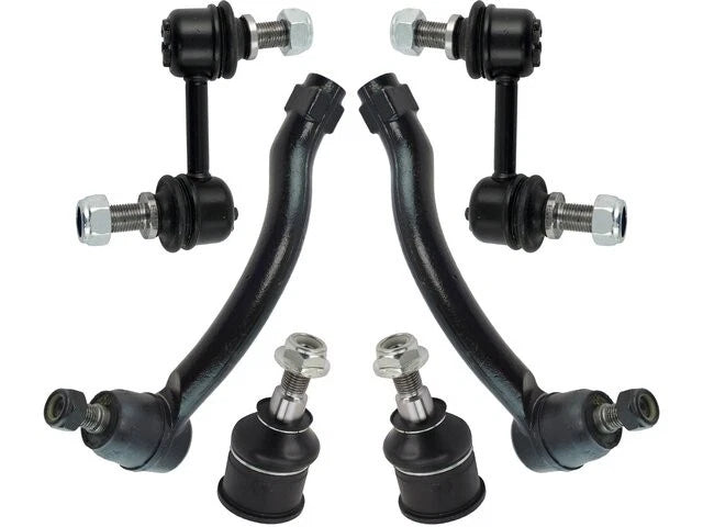 Set of 4 Ball Joints Tie Rods Sway Bar Links for Acura TL (2007–2008) 85284WMTR