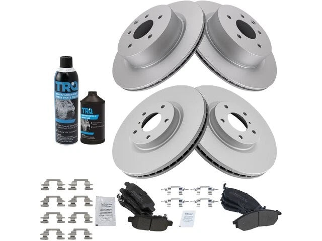 Brake Pad and Rotor Kit for Infiniti M45 (2006–2010) 17128ZXRV