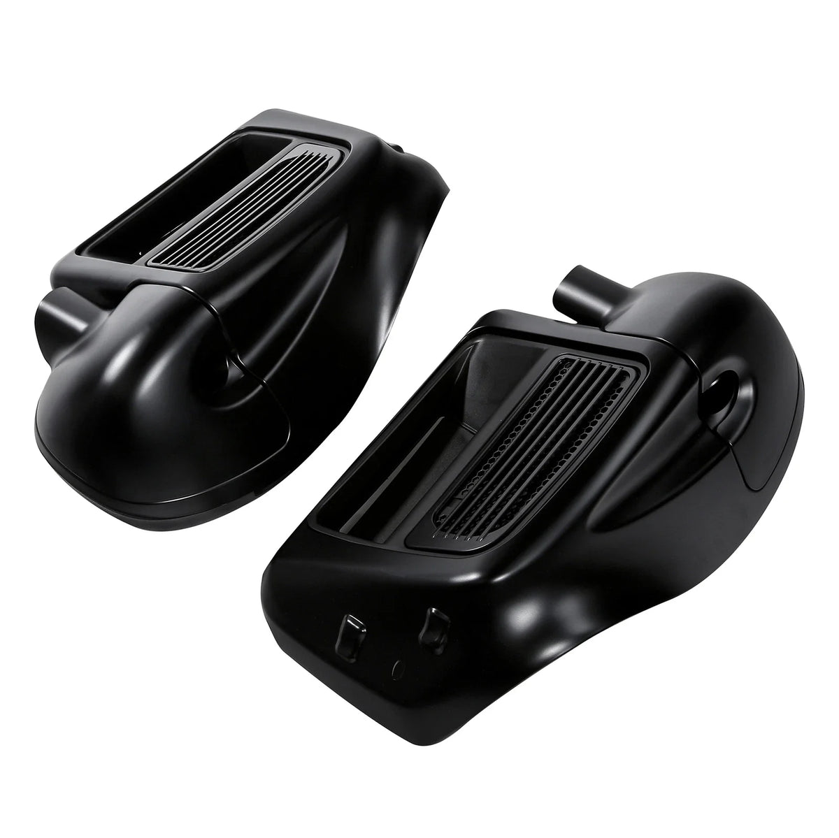 Lowers Vented Fairing for Harley Touring Glide (2014–2025) Black Denim