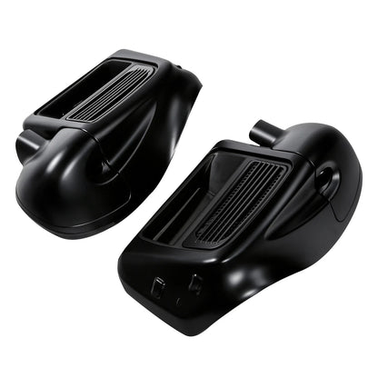Lowers Vented Fairing for Harley Touring Glide (2014–2025) Black Denim