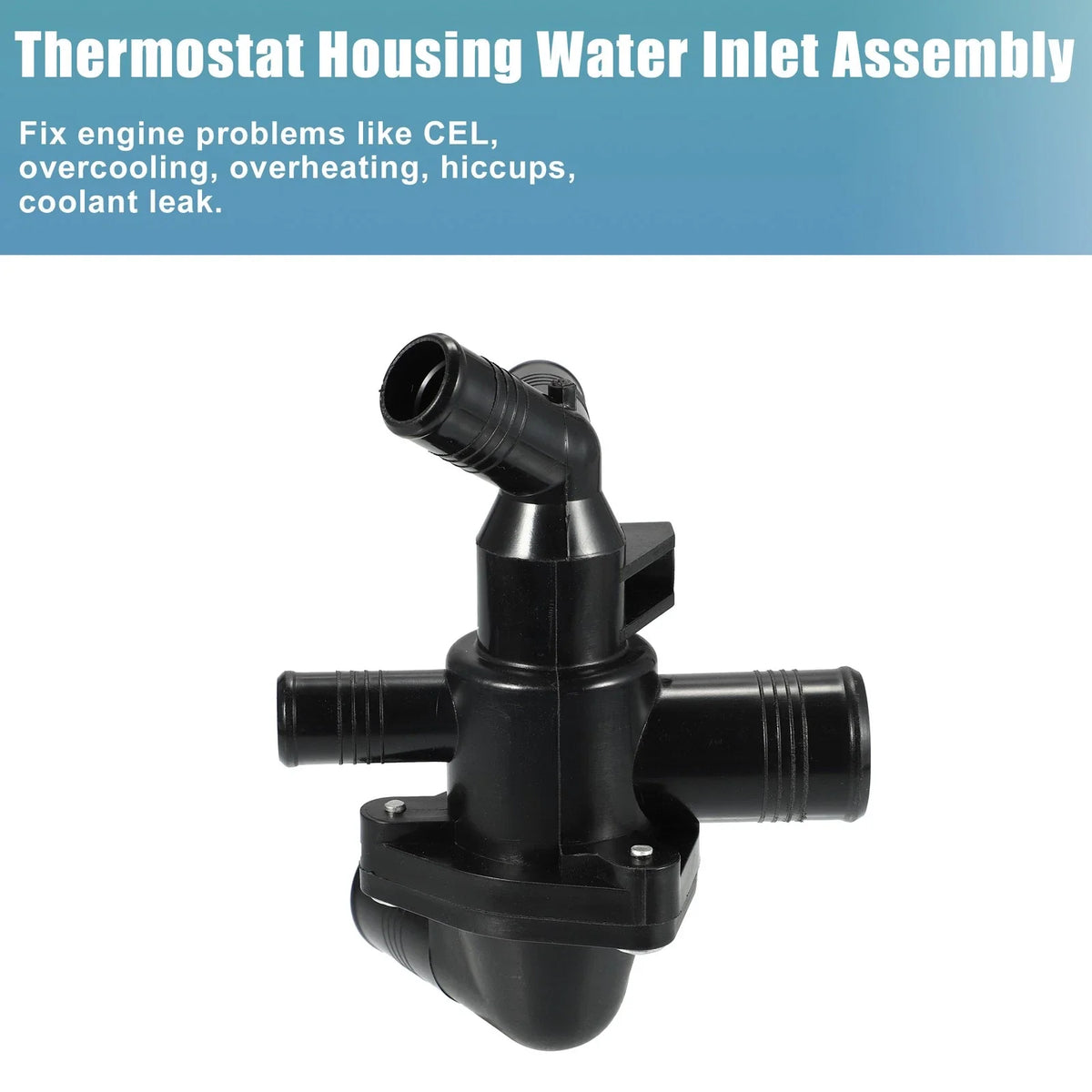 Engine Coolant Thermostat Housing Assembly for Ford Transit (2006–2014) 1372334