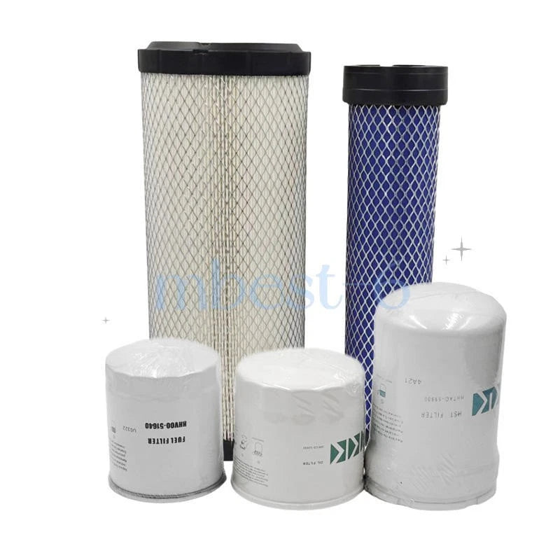 Filter Kit for Kubota SVL75-2 (SN 26158 & Above) Skid Steer Loaders