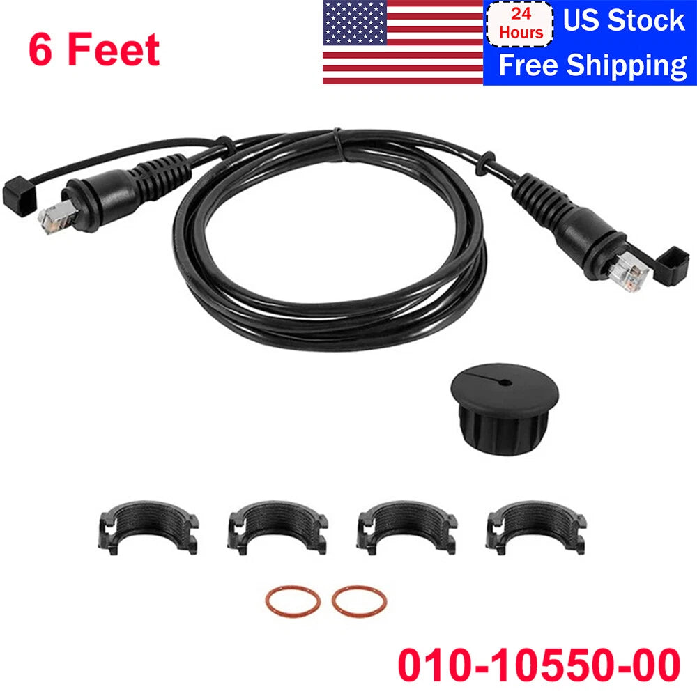 RJ45 Marine Ethernet Network Cable 6 Feet for Garmin (010-10550-00, 0101055000)