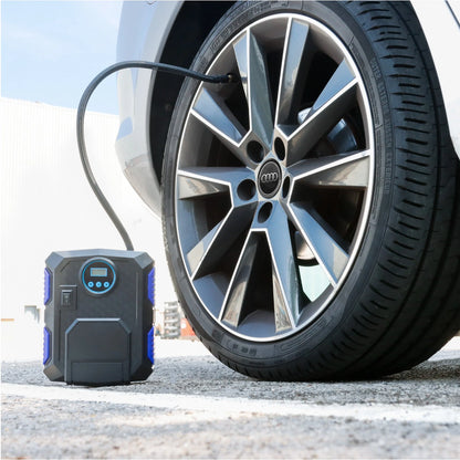 Air Compressor + Gauge for Car Bike Tyre Inflator 150PSI (SWAC23)