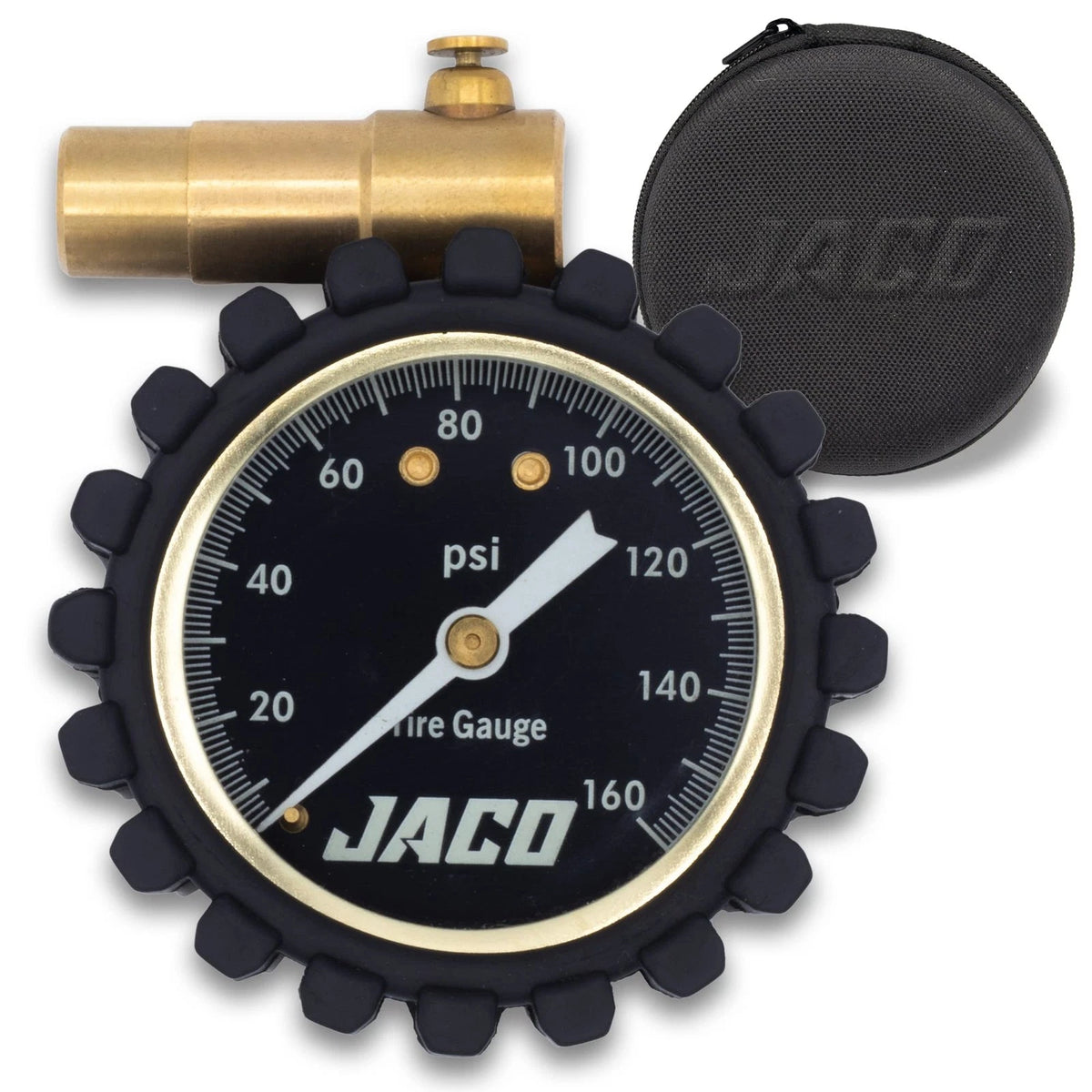 JACO RDX-160 Tire Pressure Gauge for Bikes (10-160 PSI)