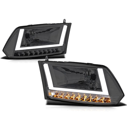 U-Shape LED Tube DRL Headlights for Dodge Ram 1500-3500 (2009–2024)