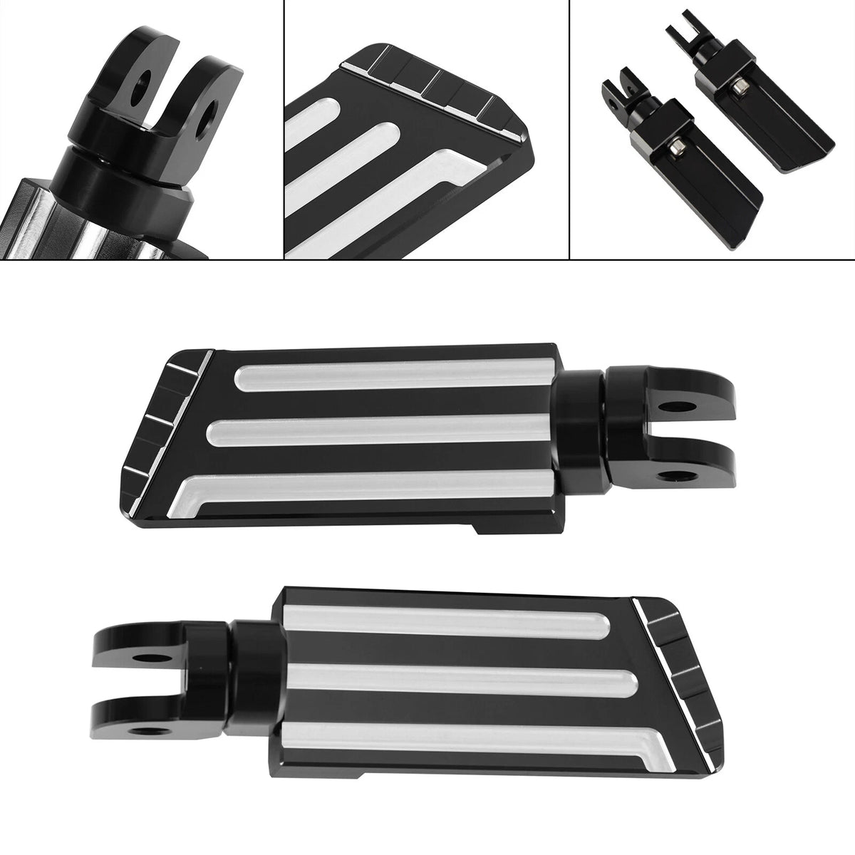 Front Footrests Foot Pegs for Honda Rebel 1100 (2021–2022) FP-335-BLK