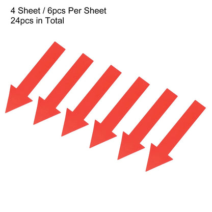 Arrow Sticker for Directional Signage (4 Inch, Removable PVC)