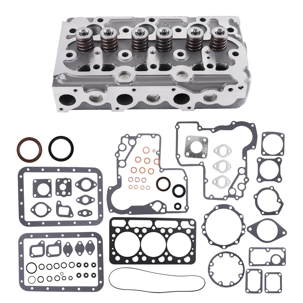 Complete Cylinder Head for Kubota B7200 B8200 D850 D950 (19267-03040, Y8T4QF)