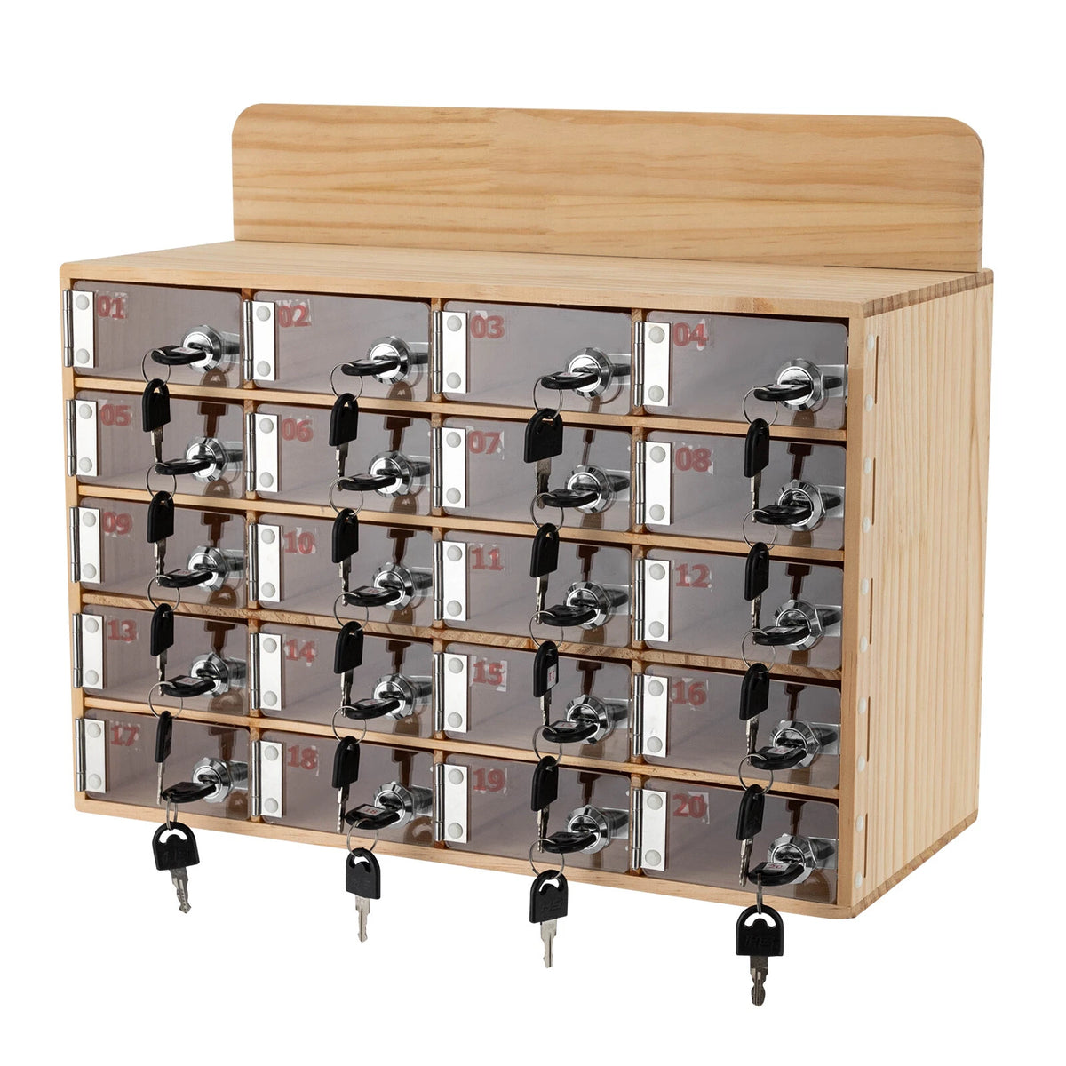 20 Slots Cell Phone Locker Box for Office Storage (No Year Range)