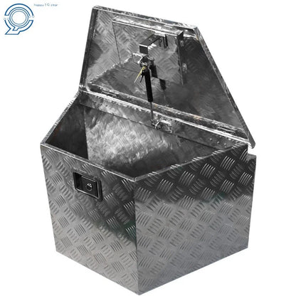 Aluminum Trailer Tongue Box for Flatbed Truck Pickup RV (15" x 29" x 18")