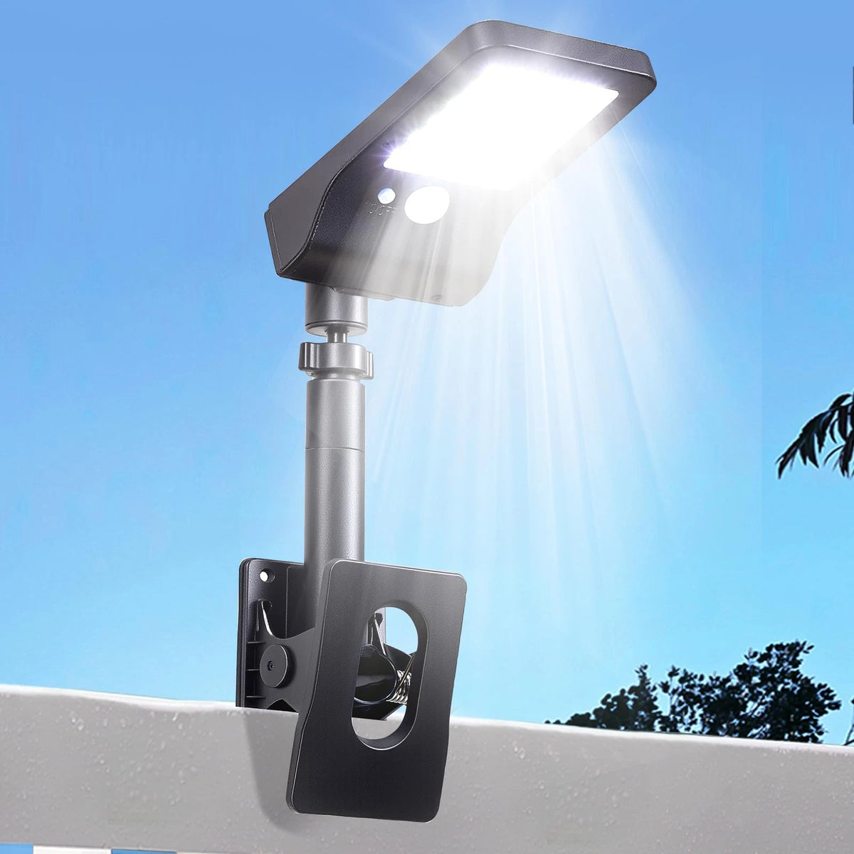 Solar Fence Lights for Outdoor Use (1-Second Install)
