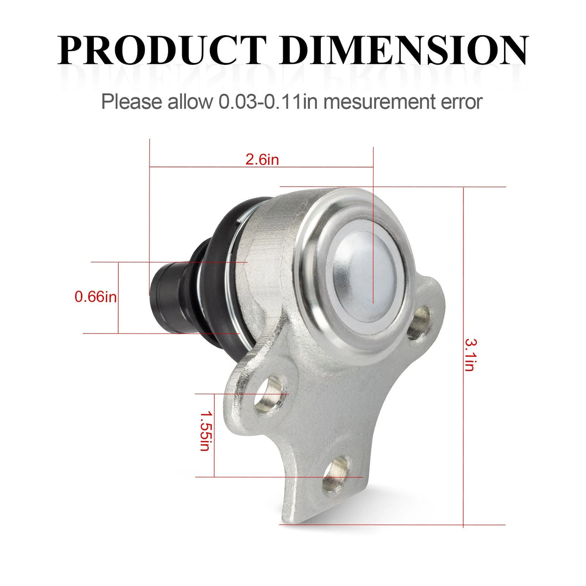 2X Lower Ball Joint 706200444 for Can-Am Outlander 400 500 650 800 800R