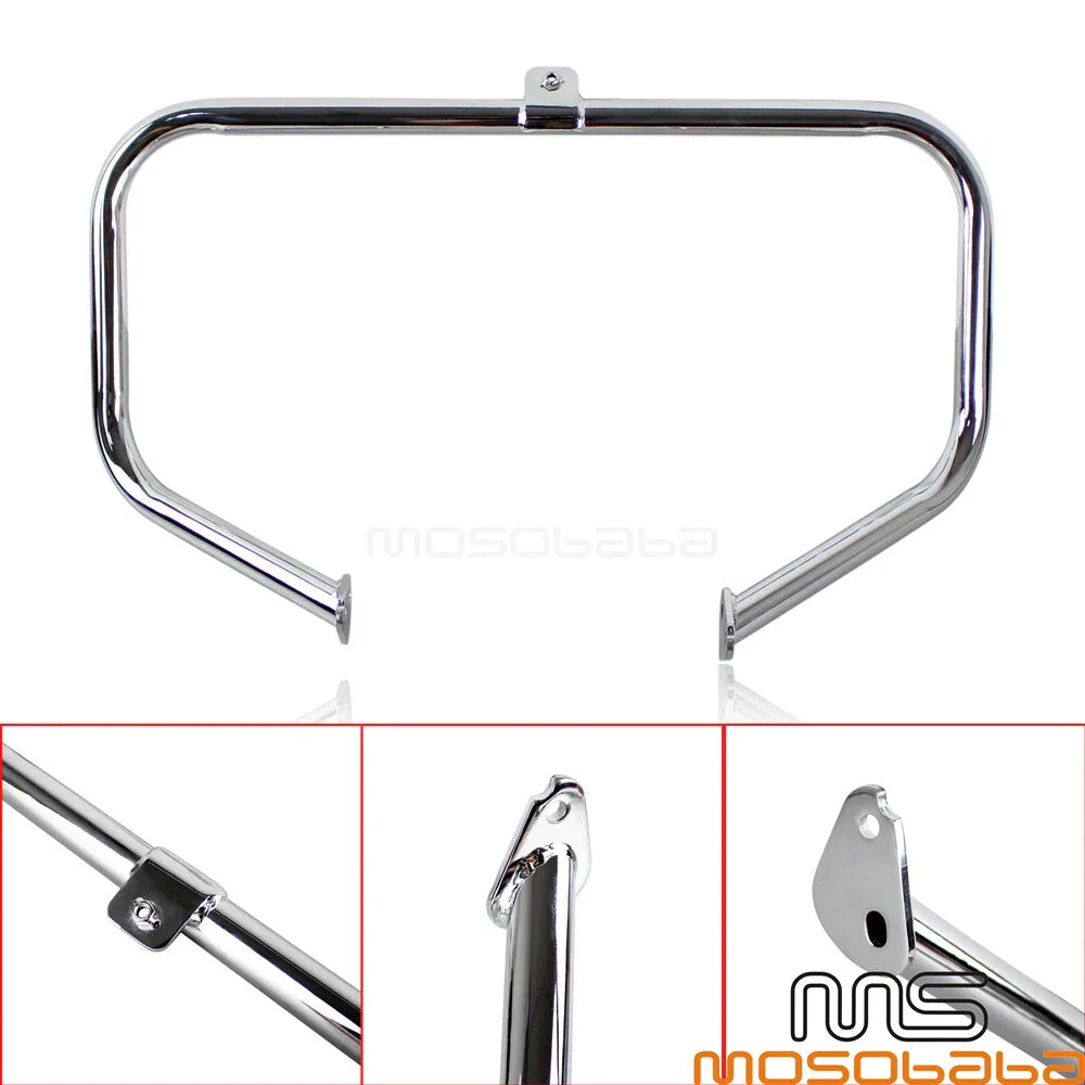 1-1/4" Tube Crash Bar Bumper Engine Guard Chrome for Harley Touring (1997-2008)