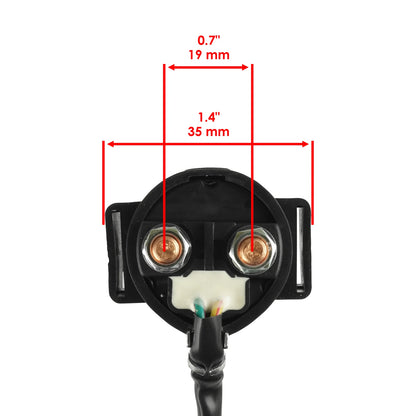 Starter with Relay Solenoid for Hyosung GT125 GT125R GT250 GT250R (2003–2006)