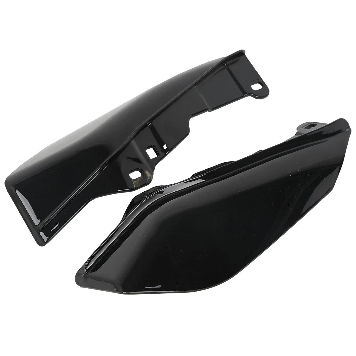 Black Mid-Frame Air Deflectors for Harley Touring Road Street Glide (2009–2023)