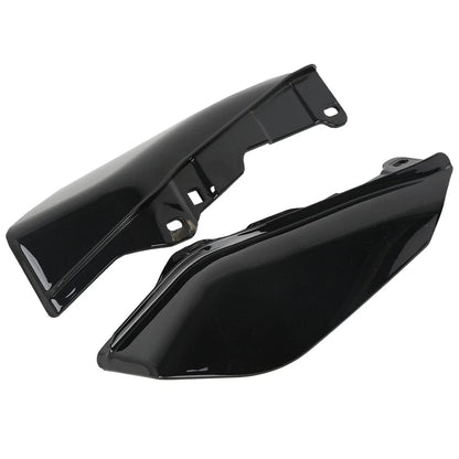 Black Mid-Frame Air Deflectors for Harley Touring Road Street Glide (2009–2023)