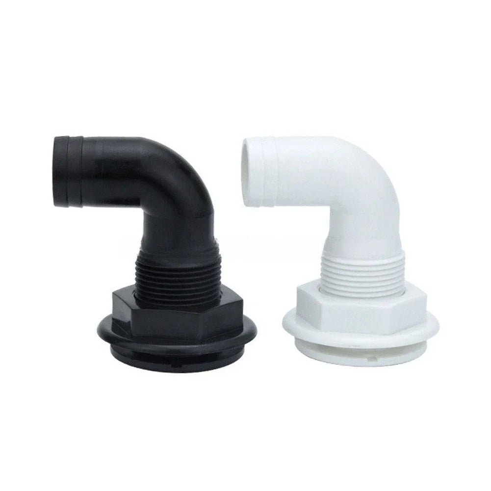 1 Inch Nylon Drain Outlet Thru Hull Fitting for Boat (Yacht, Speedboat, Dinghy)