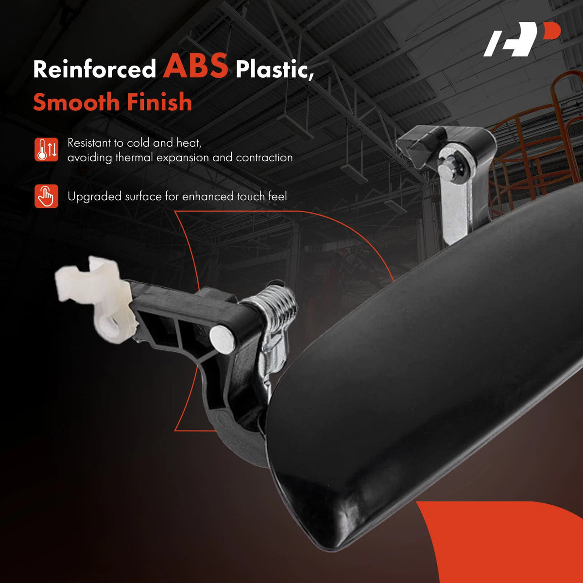 Front Right Exterior Door Handle for Kia Rio (0K30C-58410XX, 0K30C58410XX, 80734)