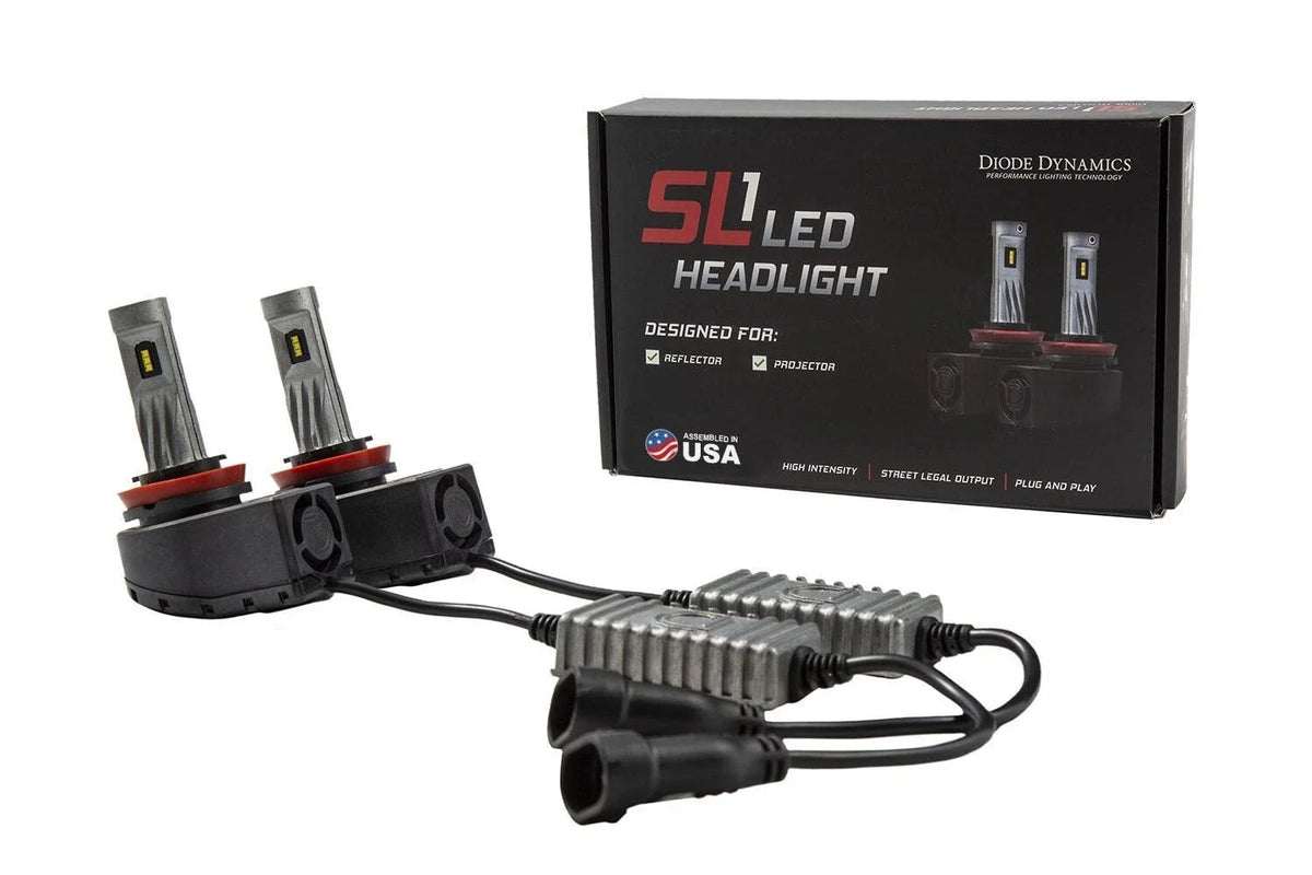 H11 SL1 Cool White LED Fog Light Bulbs for Diode Dynamics (–)