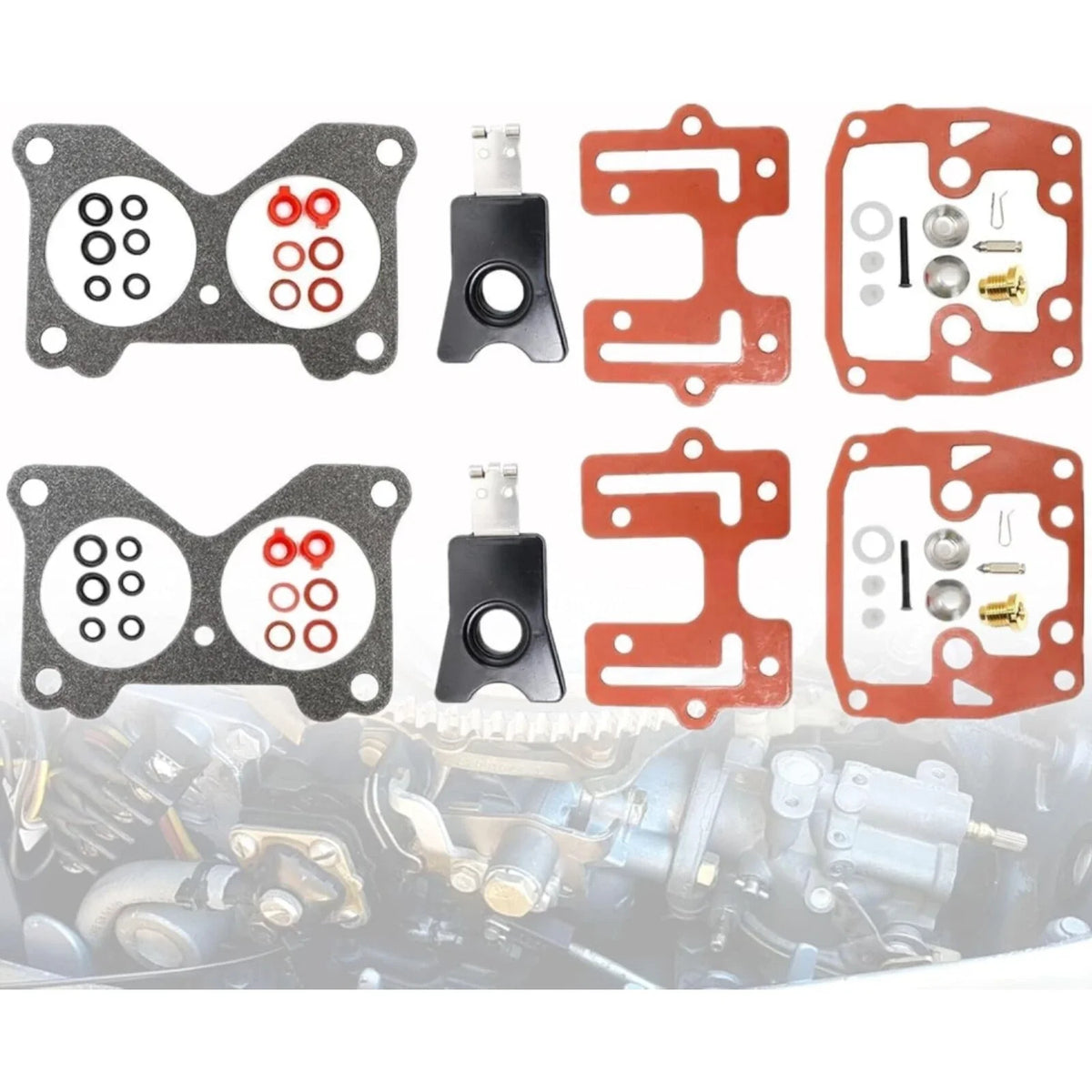 2X Carburetor Repair Kit 439076 for OMC Johnson Evinrude (18-7046)