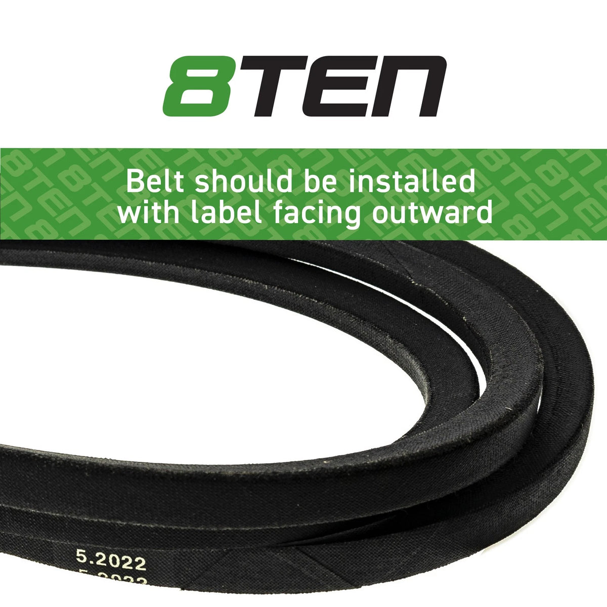 8TEN Drive Belt for John Deere Ztrak Pro Z930A Z950A Z960A (72 Inch Deck) TCU29455