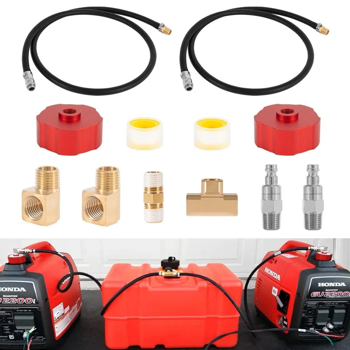 Extended Fuel Kit for Honda EU2200, EU2000, EU1000 Generators