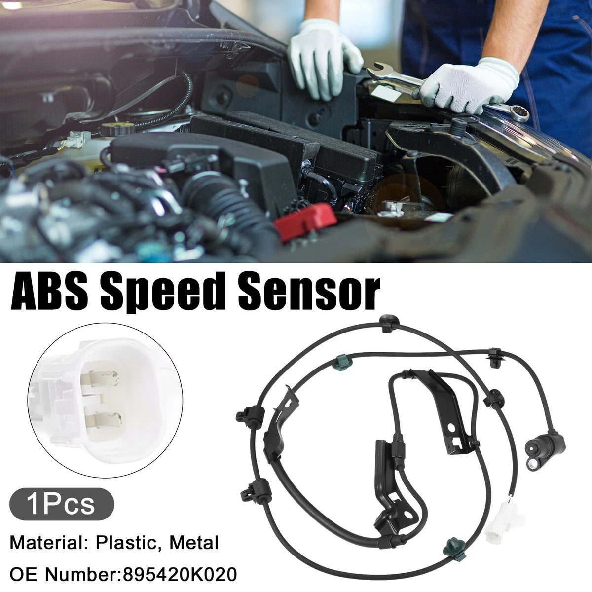 ABS Wheel Speed Sensor for Toyota Hilux Vigo (2005–2015) No. 895420K020