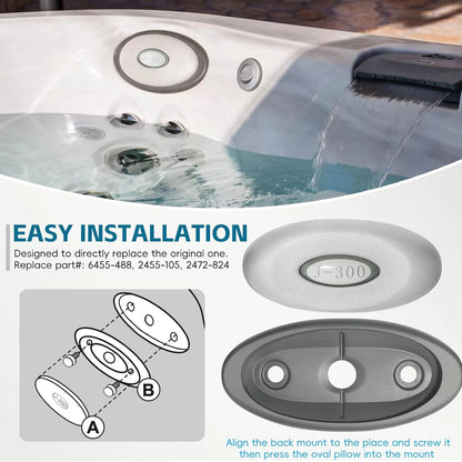 Set of 4 Replacement Pillows for Jacuzzi J-300 (2014–2020)