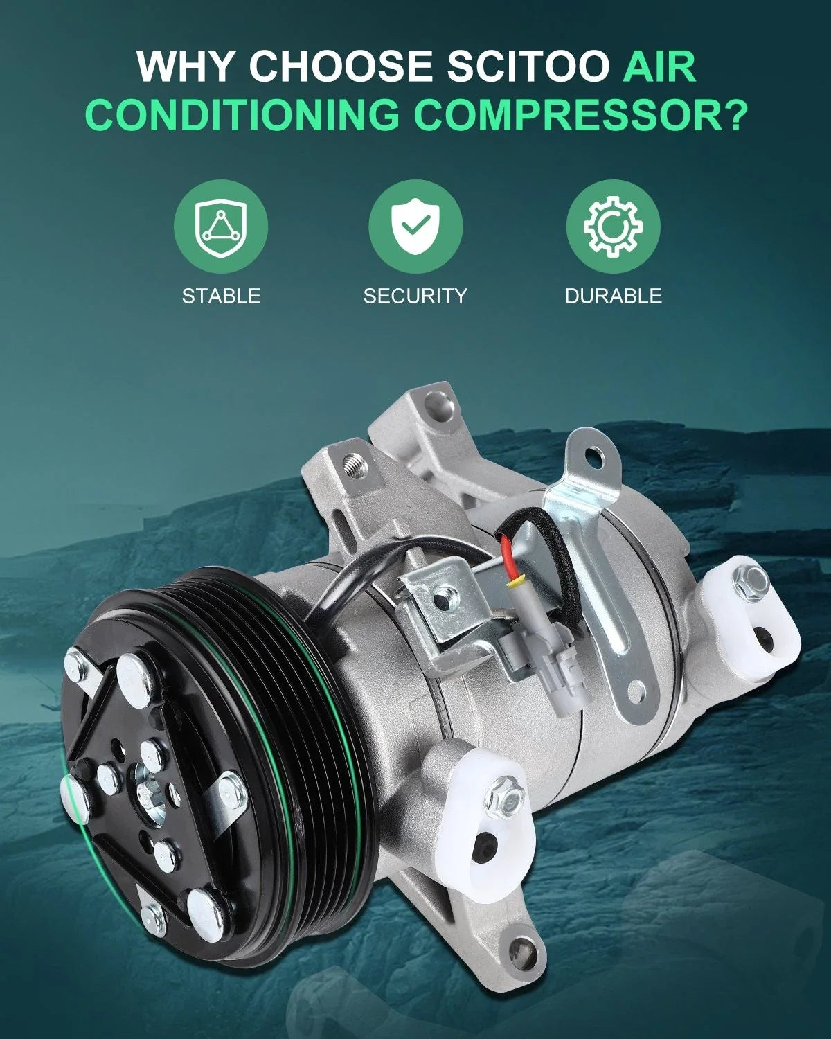 A/C Compressor with Clutch for Subaru Forester, Crosstrek, Impreza XV (2013–2021)