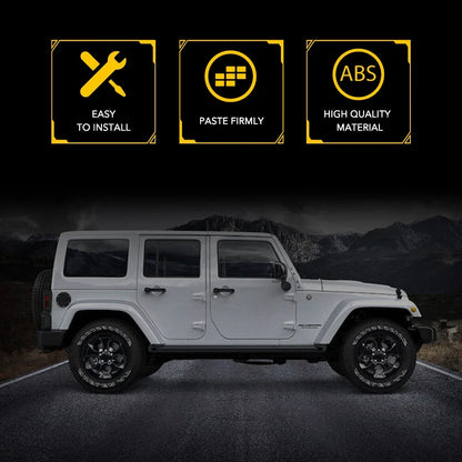 Water Rain Diverter Guard for Jeep Wrangler JKU (2007–2018)