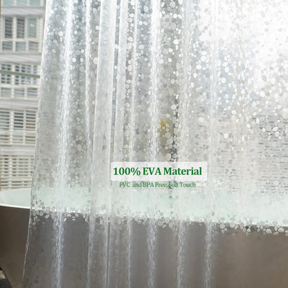 Shower Curtain Liner 72"W x 75"L for Tonnali (Pack of 1) - Clear-cobblestone
