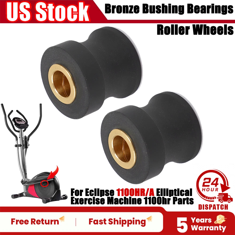 1 Pair Roller Wheels for Eclipse 1100HR/A Elliptical (1100HR)